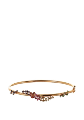 Ananya sapphire scatter bangle bracelet - Pink