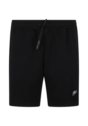 Plein Sport elasticated chrome scratch shorts - Black