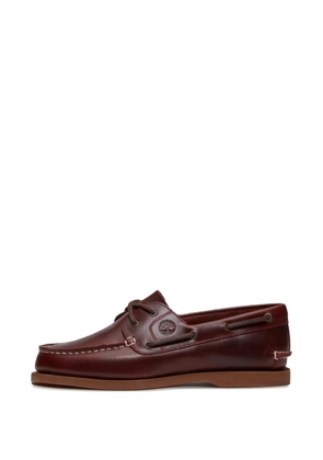 Timberland stitching boat shoes - Red