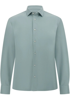 Boggi Milano poplin shirt - Green