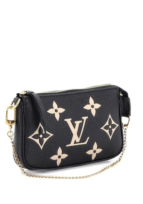 Louis Vuitton Pre-Owned Pochette Accessoires Bicolor Monogram Empreinte Giant Mini clutch bag - Black