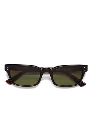 Marni Eyewear Floosa rectangle-frame sunglasses - Brown