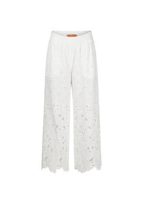 Ermanno Scervino openwork trousers - White