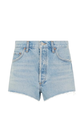 AGOLDE button-fastening denim shorts - Blue