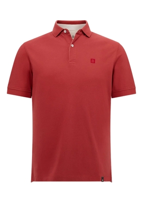 Boggi Milano cotton polo shirt - Red