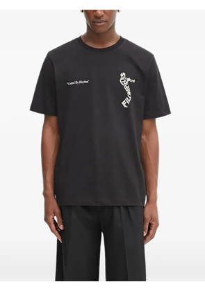 Filling Pieces graphic-print T-shirt - Black
