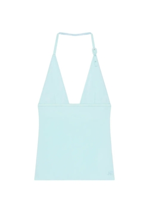 Courrèges halterneck tank top - Blue