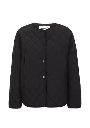 SANDBEIGE quilted crew-neck jacket - Black