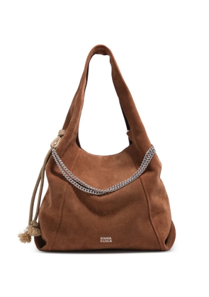 Bimba y Lola rope chain detail shoulder bag - Brown