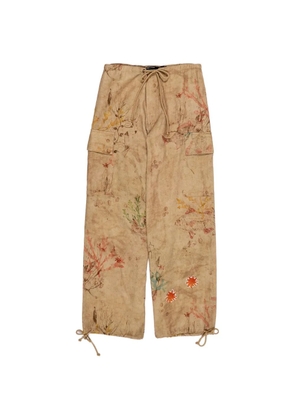 Bimba y Lola floral cargo trousers - Neutrals