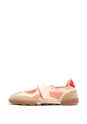 Bimba y Lola touch-strap panelled ballet flats - Pink