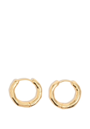 Bimba y Lola logo-engraved earrings - Gold