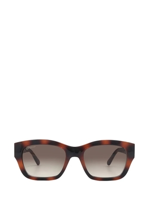 Ferragamo square-frame sunglasses - Brown