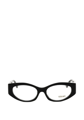 Versace oval-frame glasses - Black