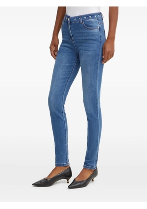 Morgan eyelet-embellishment jeans - Blue