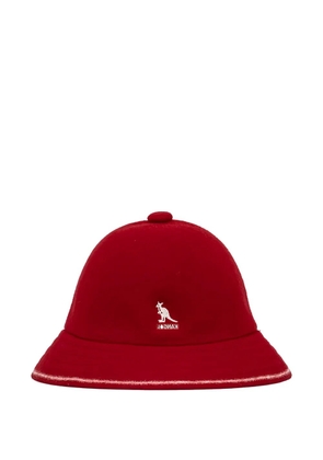 Kangol logo-detail bucket hat - Red