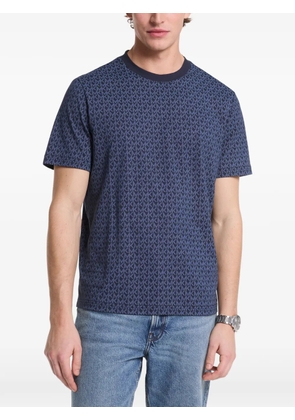 Michael Kors logo pattern T-shirt - Blue