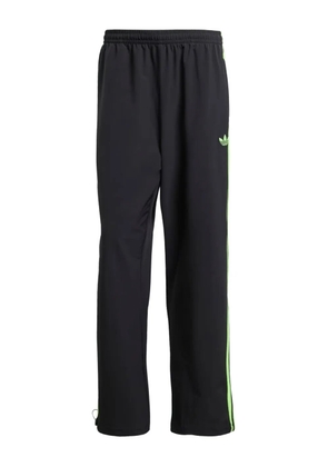adidas side-stripe embroidered-logo track pants - Black