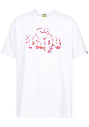 A BATHING APE® ABC Camo Milo on Bape T-shirt - White