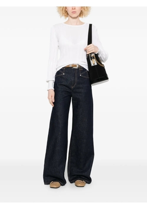 Missoni ribbed scalloped sweater - White