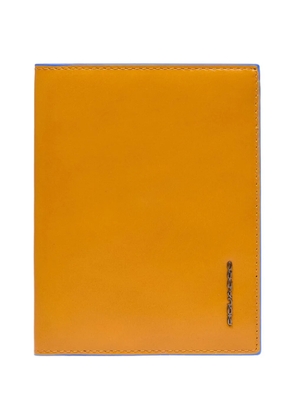 PIQUADRO leather passport holder - Orange
