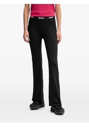 DKNY logo waistband trousers - Black