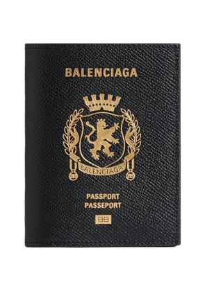 Balenciaga Passport leather wallet - Black
