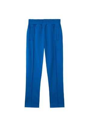 Palm Angels curved logo track trousers - Blue