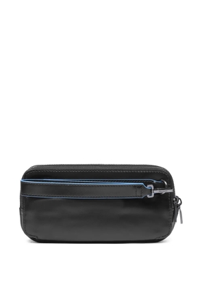 PIQUADRO removable dividers leather clutch bag - Black