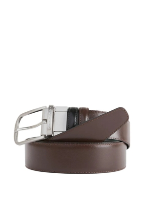 PIQUADRO leather belt - Brown