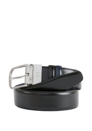 PIQUADRO prong-buckle leather belt - Blue