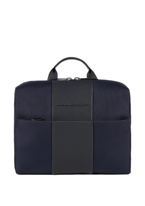 PIQUADRO leather toiletry bag - Blue