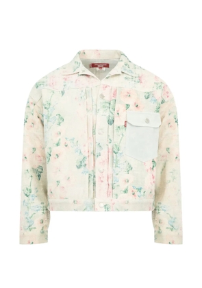 Junya Watanabe MAN floral pocket jacket - Neutrals