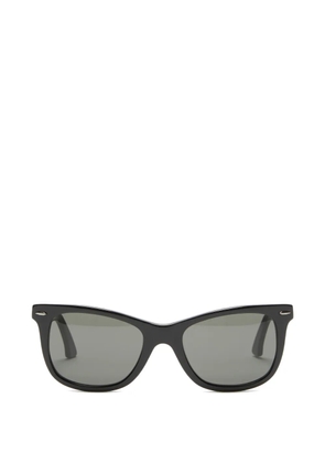 Acne Studios logo-detail square-frame sunglasses - Black
