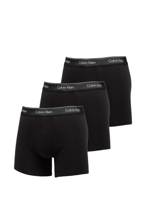 Calvin Klein logo boxers set (set of three) - Black