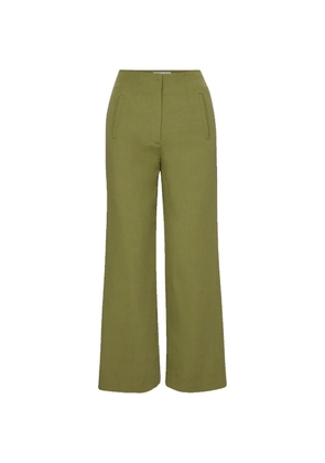 Veronica Beard Dova wide-leg trousers - Green