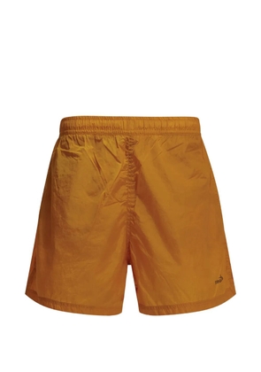 Stone Island logo beach shorts - Orange