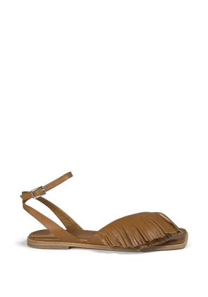 Vic Matie fringed flat sandals - Brown