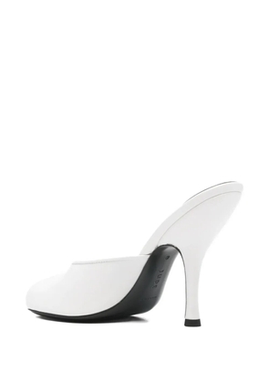 Jude Date peep-toe mules - White