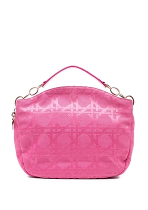 Christian Dior Pre-Owned 2007 Canvas Cannage hobo bag - Pink