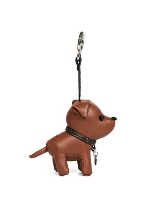 FENDI Ito leather keyring - Brown