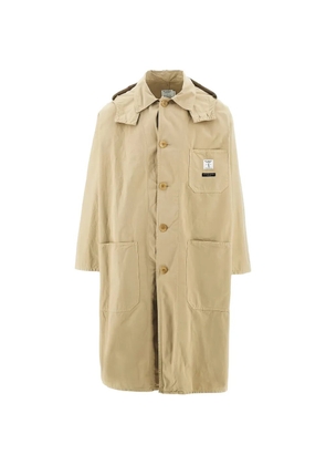 Roy Rogers x Engineered Garments button hooded parka coat - Neutrals
