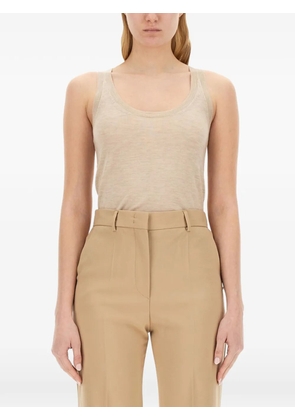 Max Mara racerback tank top - Neutrals