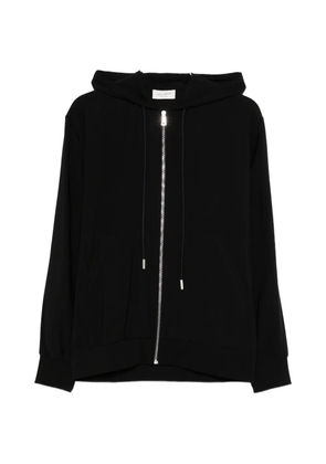 YES LONDON zip-fastening hoodie - Black