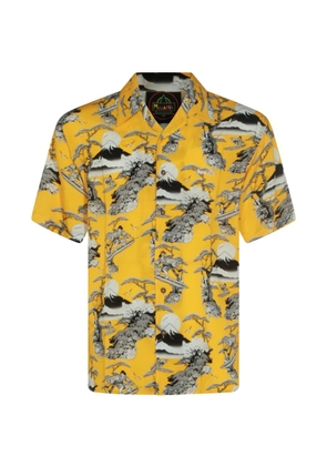 Mauna Kea all-over print shirt - Yellow