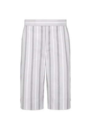 Thom Browne striped shorts - White