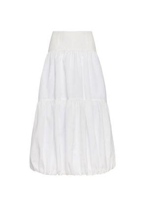 Cinq A Sept Blythe tiered skirt - White