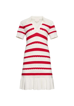 Cinq A Sept striped polo dress - White