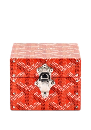 Goyard Pre-Owned Regence Mini Trunk Coated Canvas travel bag - Orange