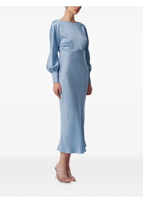 FRAMBOISE balloon-sleeve dress - Blue